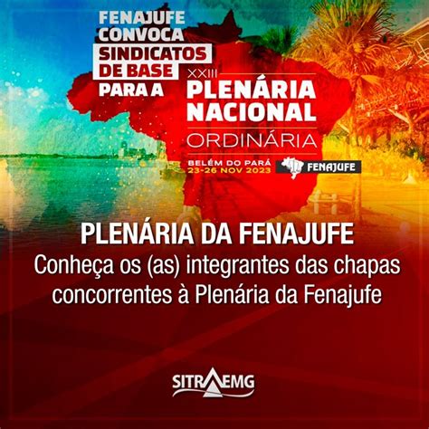 Conheça Os As Integrantes Das Chapas Concorrentes à Plenária Da