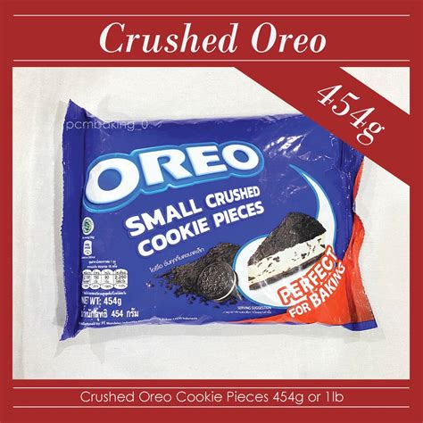 Crushed Oreo Crushed Cookie Pieces G Lb Crushed Oreo G Shopee