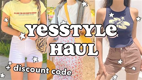 Huge 300 Yesstyle Try On Haul 🌸 Skirts Dresses Tops And More Youtube