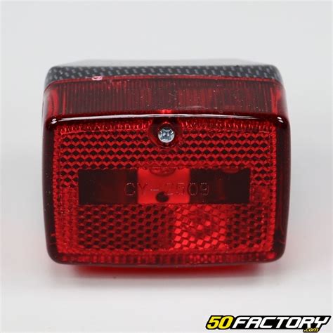 Luz Trasera Roja Tipo Luxor Peugeot Mbk Carbono Pieza