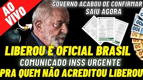 É OFICIAL SAIU AGORA NESTA TARDE COMUNICADO IMPORTANTE PARA OS