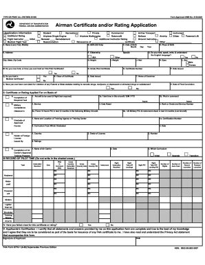 Faa Fill And Sign Printable Template Online