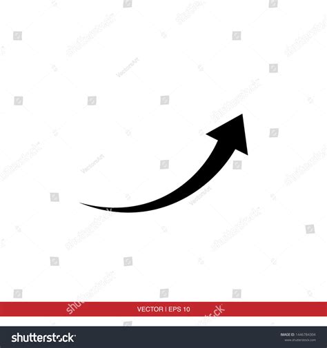 Arrow Icon Logo Black Vector Stock Vector (Royalty Free) 1446784304 ...