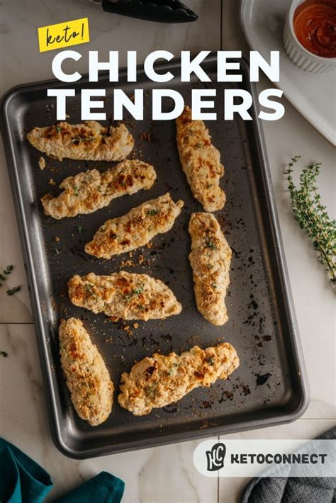 Baked Keto Chicken Tenders Just 2g Carbs KetoConnect