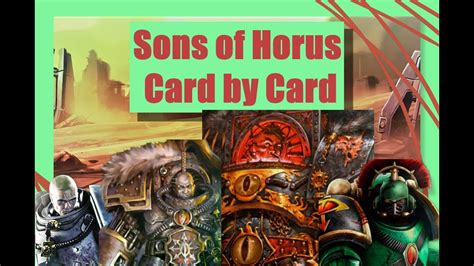 Horus Heresy Legions Card By Card Reboot Sons Of Horus Youtube