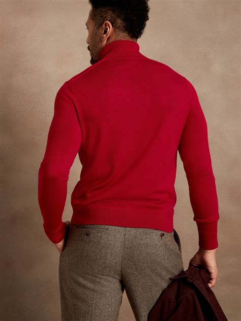 Italian Merino Turtleneck Sweater Banana Republic