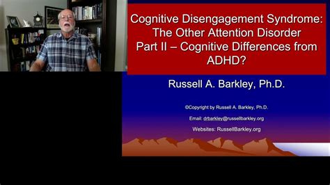 Cognitive Disengagement Syndrome Vs Adhd Part Ii Cognitive