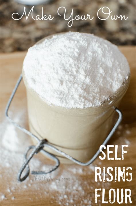 How To Make Self Rising Flour Substitute Thrifty Jinxy