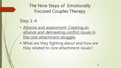 Lecture 6 Emotionally Focused Therapy Overview