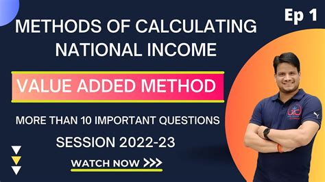 Methods Of Calculating National Income Value Added Method Product