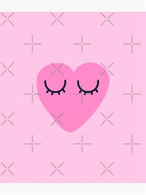 Preppy Pink Aesthetic Heart Sticker For Sale By 1stickershop