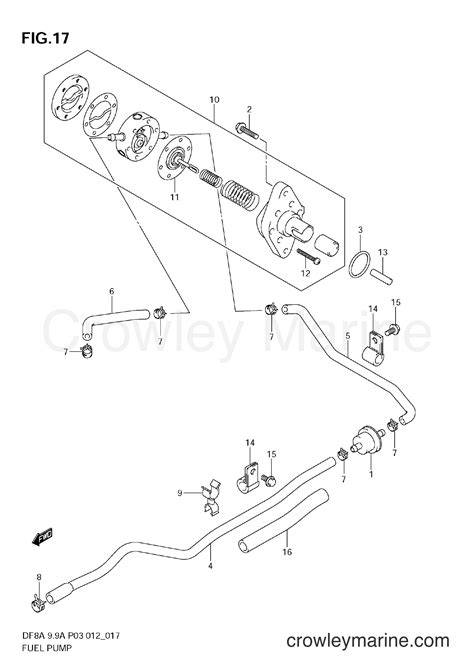 Fuel Pump Serial Range Four Stroke Outboard Df A F