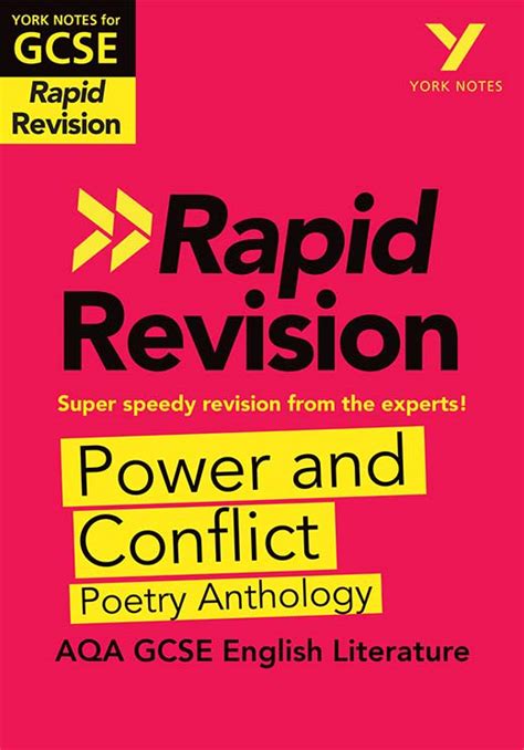 Power And Conflict Poetry Anthology AQA Rapid Revision Guide Grades 9