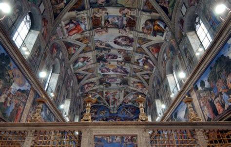 View Michelangelos Frescoes Sistine Chapel Vatican Editorial Stock ...