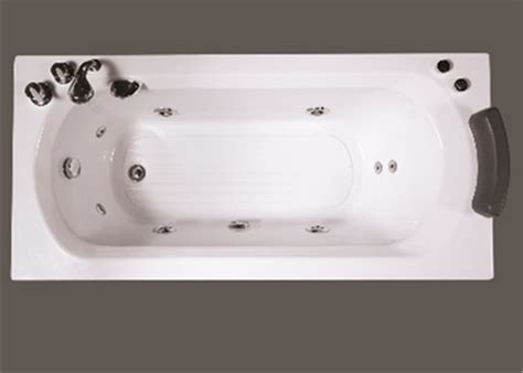 Comfortable Freestanding Air Jet Tub , Large Rectangle Jacuzzi Bathtub OEM