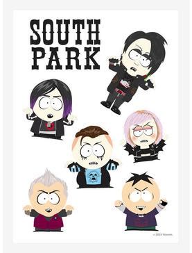 South Park Emo Kids Kiss-Cut Sticker Sheet - WHITE | BoxLunch