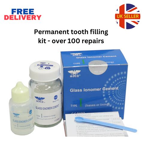 Permanent Tooth Filling Kit 35 Grams Lost Fillings Loose Caps 2x