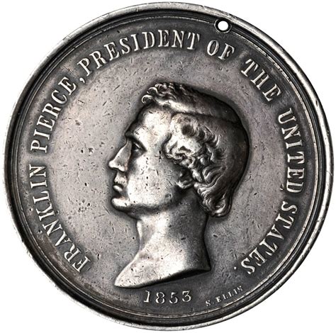 Value of 1853 Franklin Pierce Indian Peace | Medal Buyers