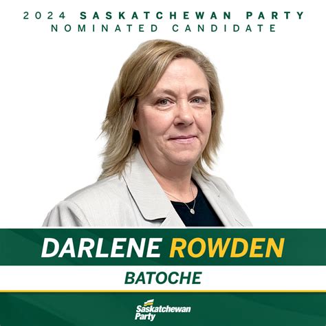 Darlene Rowden Wins Contested Nomination In Batoche Saskatchewan Party