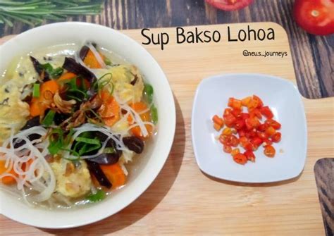 Resep Sup Bakso Lohoa Oleh Ine Ervina Cookpad