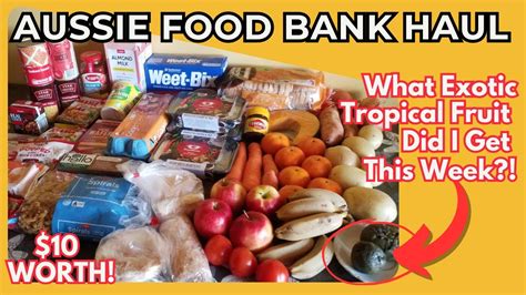 Food Bank Haul My Friday 10 Food Pantry Aussie Grocery Haul Frugal