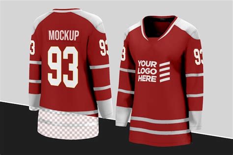 Premium PSD | Hockey jersey mockup