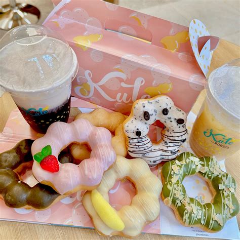 review mochi donut kute donut  xuan thuy quan