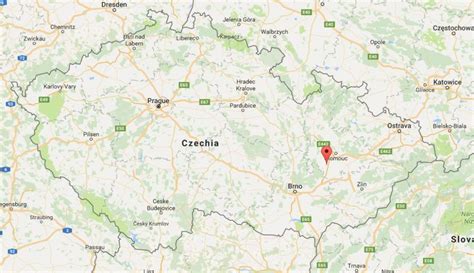 Where is Prostejov on map Czechia