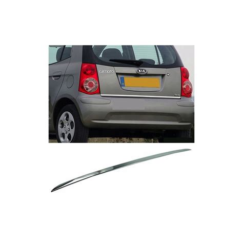 Kia Picanto I Ba Chrome Rear Strip Trunk Tuning Lid M Boot