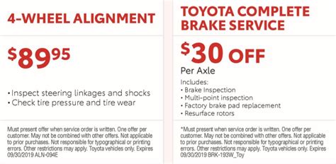 Mechanicsville Toyota Service Specials Page