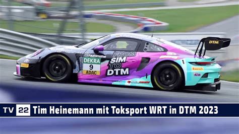 MOTOR TV22 Tim Heinemann Startet Mit Dem Porsche Von Toksport WRT In