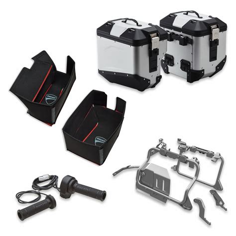 Multistrada V4 Touring aluminium accessory package. | Accessory ...