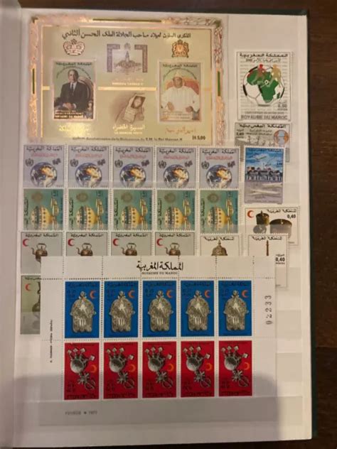 Maroc Beau Lot De Timbres Et Blocs Feuillets Neufs Xx Tb Bonne Valeur