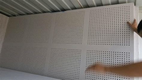 Perforated Acoustic Gypsum Board Shandong Gangxing Building Materials Gypsum Board