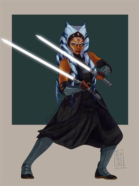 Ahsoka Tano fan art that I finished recently! : r/clonewars