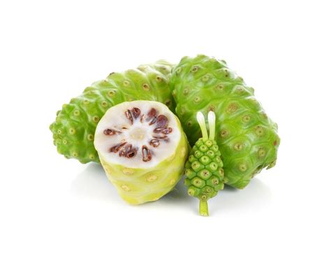 Premium Photo | Exotic fruit - noni fruit on white background