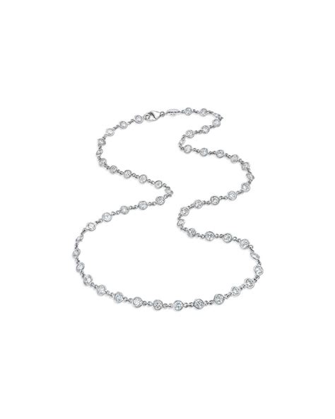 All-Diamond Bezel-Set Chain