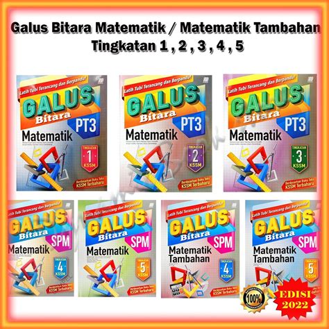 Buku Latihan Galus Bitara PT3 SPM Matematik Matematik Tambahan