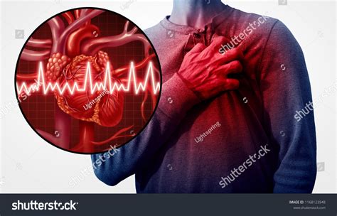 Human Heart Attack Pain Anatomy Medical Stock Illustration 1168123948 | Shutterstock