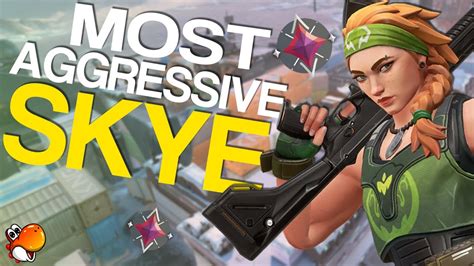 BEST AGGRESSIVE SKYE Plays In Immortal Rank VALORANT YouTube