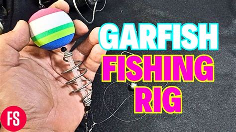 How To Set Up Your Own GARFISH FISHING RIG Fishing Fishing