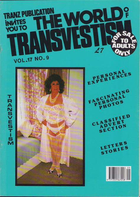 The World Of Transvestism Vol17 9 Tv Ts Transformation Magazine Rare