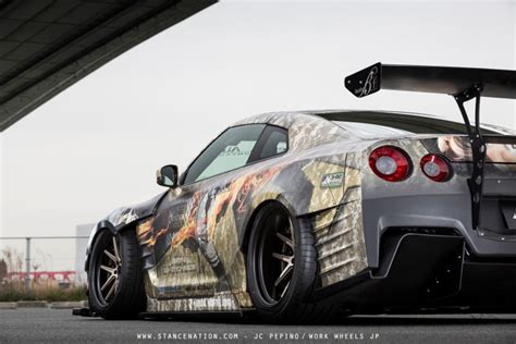 BEN SOPRA X UNIVERSAL AIR X ART FACTORY NISSAN GT R StanceNation