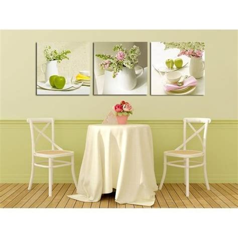 Non encadré 3pcs fruit et floral mur art tableau toile impression