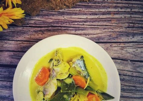 resipi ikan tenggiri masak lemak daun limau purut oleh norashikin