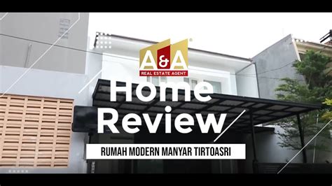 Review Home Rumah Modern Manyar Tirtoasri Youtube