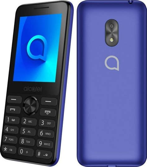 Alcatel 2003g Single Sim Κινητό με Κουμπιά Ελληνικό Μενού Metallic