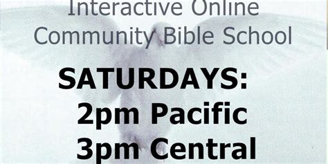 Community Bible School Online | Bible Discovery Center