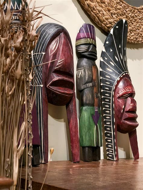 MÁscara Rosto IndÍgena P Namatu Loja De Artesanato Brasileiro E Souvenirs Fuchic Brasil