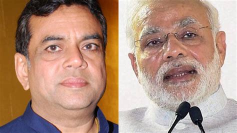 Bollywood Actor Paresh Rawal To Play Pm Narendra Modis Role In A